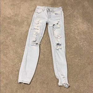 ripped american eagle jeans